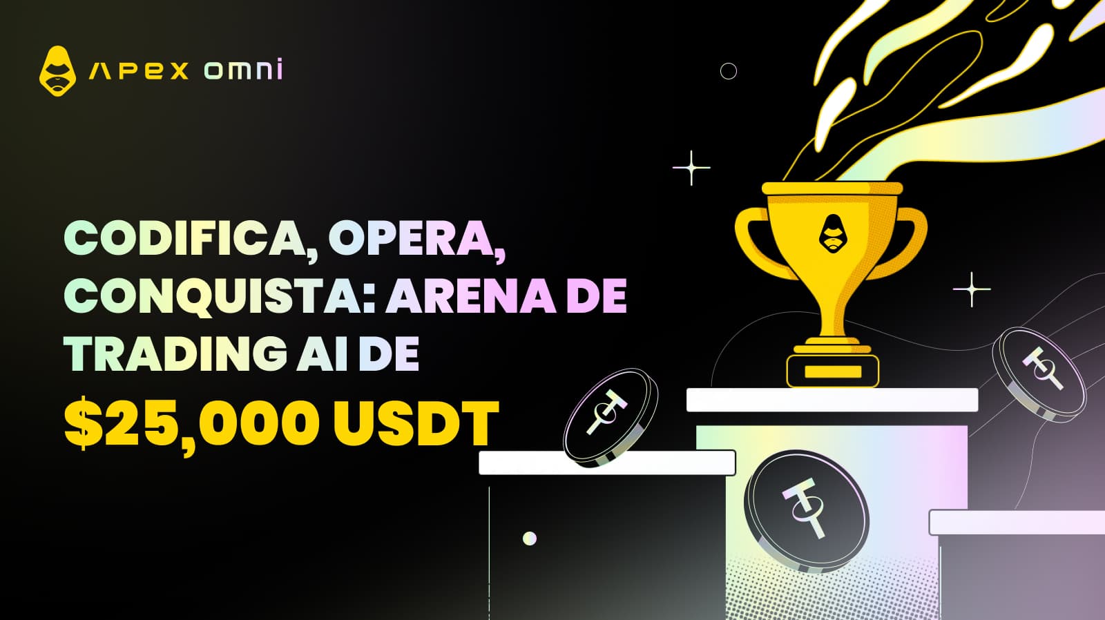Código, Opera, Conquista: 25.000 USDT AI Trading Arena