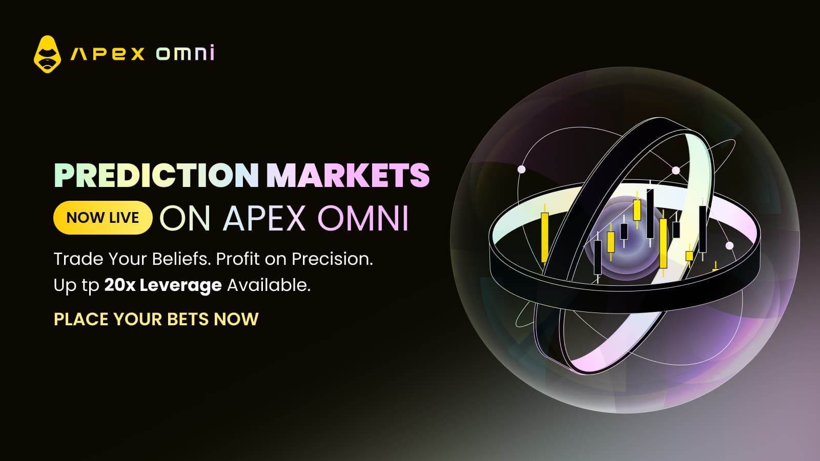 🎯 未来に賭けろ──ApeX Omniに、予測市場が登場！
