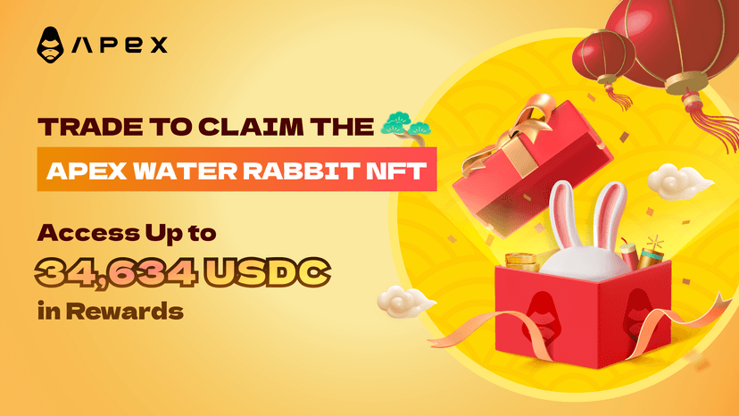 Claim an ApeX Water Rabbit NFT & Access Rewards Worth Up to 34,634!
