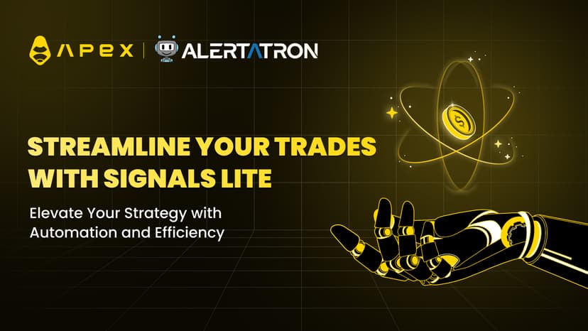 Улучшите свою Торговую Стратегию на ApeX с помощью Signals Lite от Alertatron