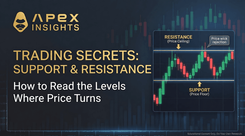 Support and Resistance: How to Read the Levels Where Price Turns
