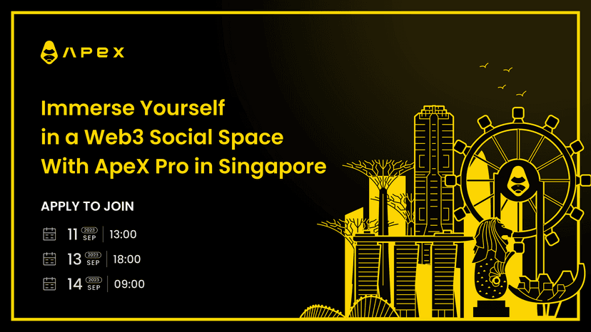 Connect With ApeX at a Token2049 After-Party & Side Event in Singapore!