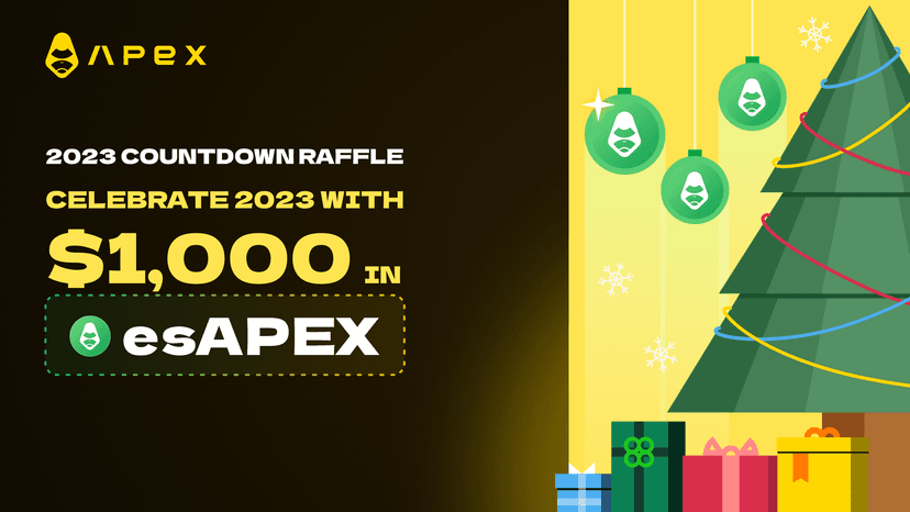 2023 Countdown Raffle: New Year, New Rewards With $1,000 in $esAPEX