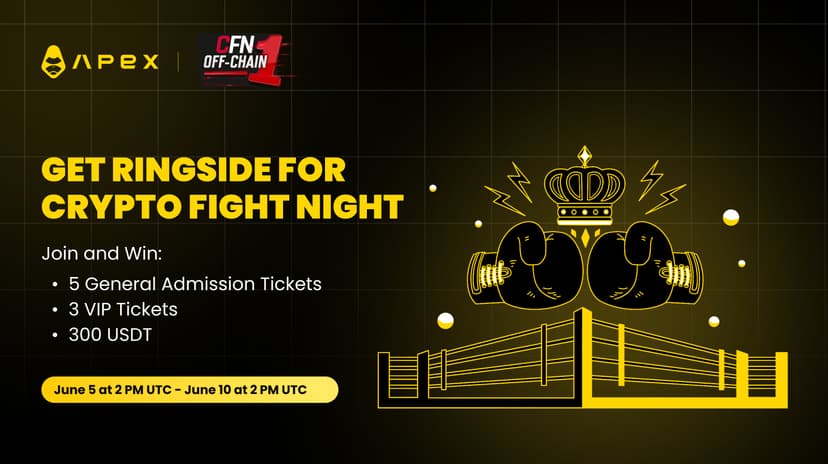 Get Ringside for Crypto Fight Night —Win VIP and General Admission Tickets, plus USDT in rewards
