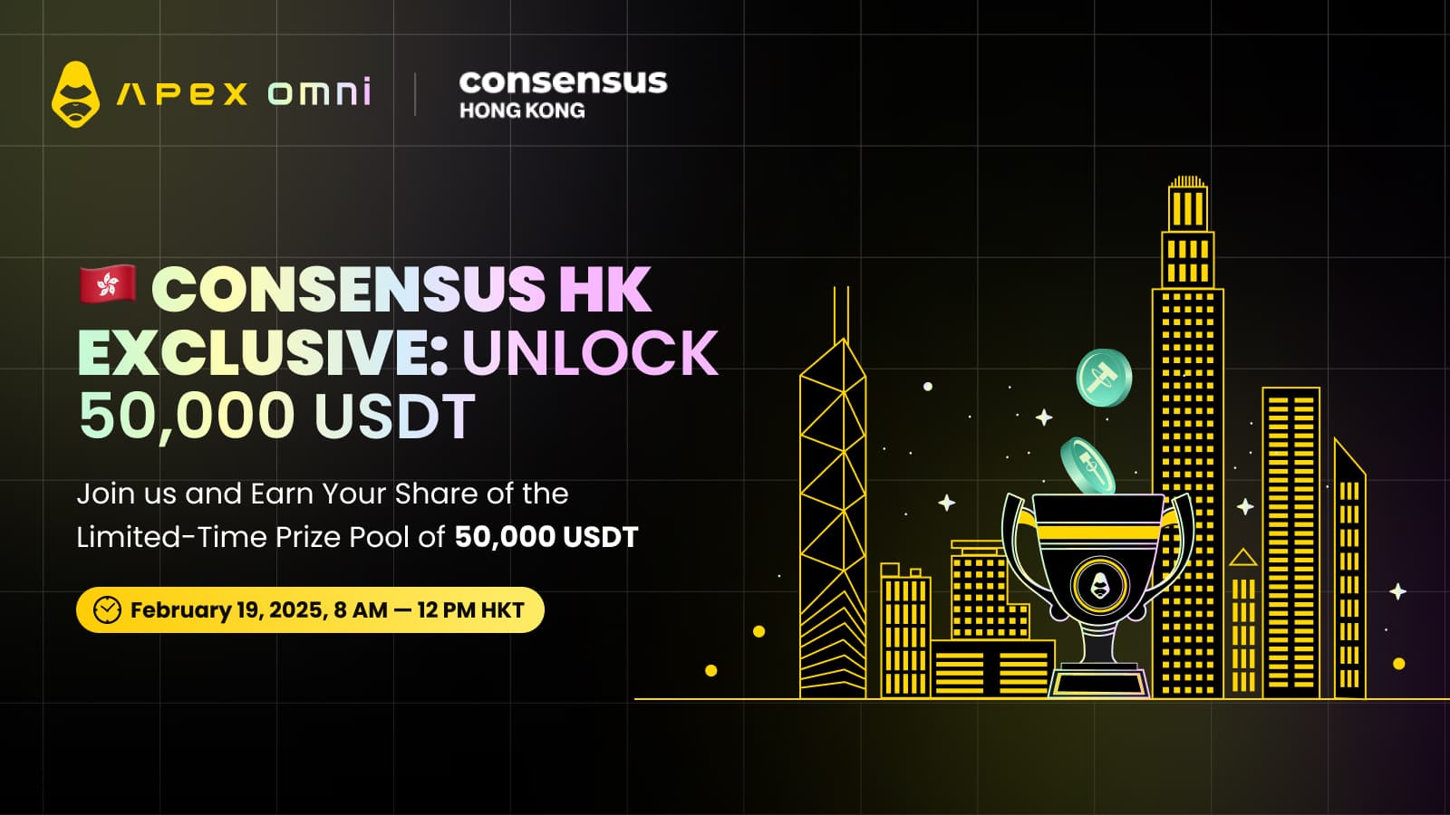 HK Consensus Exclusive: Join ApeX & Earn Your Share of 50,000 USDT!