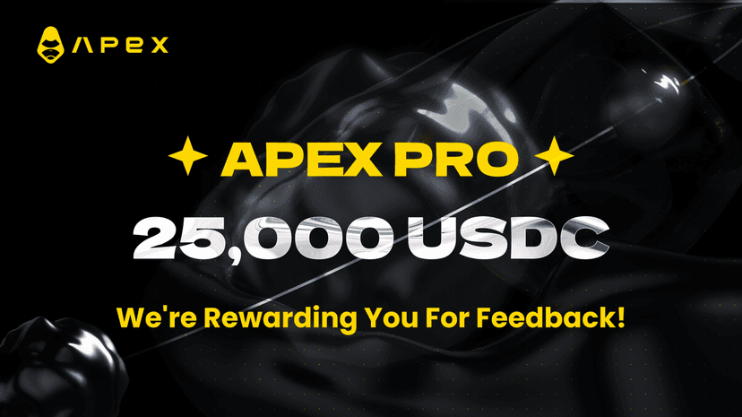 25,000 USDC in Rewards With ApeX Pro’s Feedback Campaign