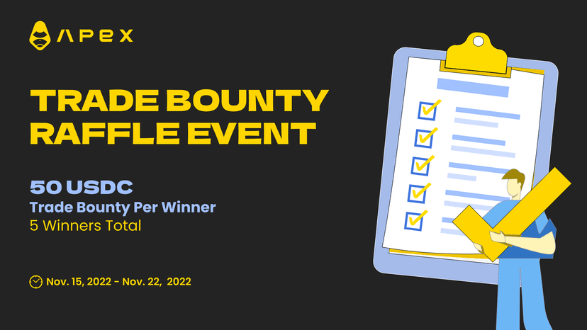 Trade Bounty Raffle: Win 50 USDC Per Winner!