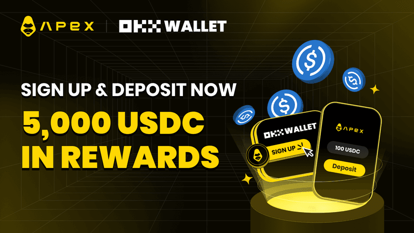 ApeX Pro x OKX Web3 Wallet: Deposit to Share in the $5,000 Prize Pool!