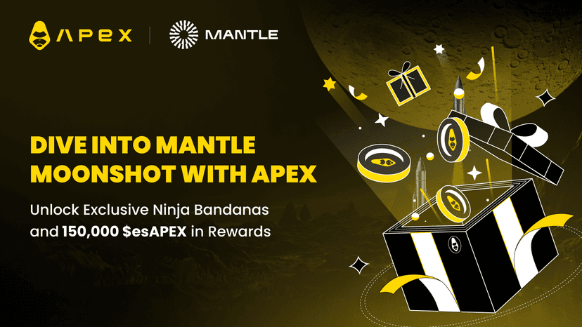ApeX x Mantle Moonshot: 150,000 $esAPEX Up For Grabs!