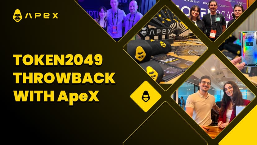 Throwback to Token2049 With ApeX