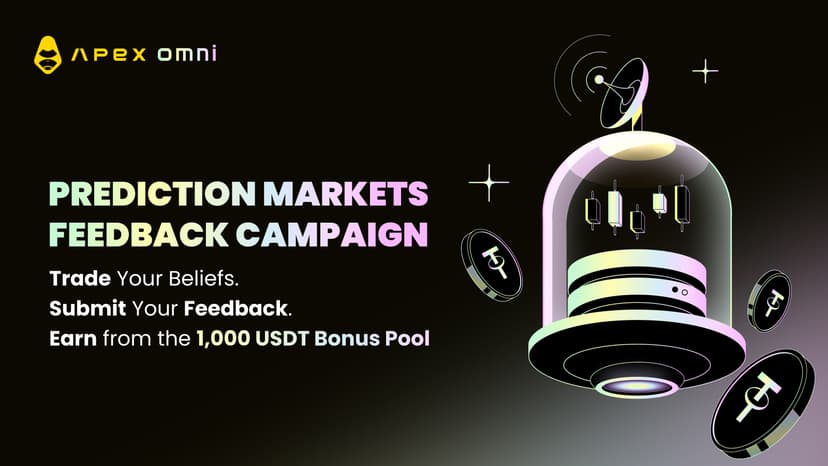 🌀 Share Your Thoughts, Earn Rewards — $1,000 USDT Bonus Pool for Predictions Market Feedback!