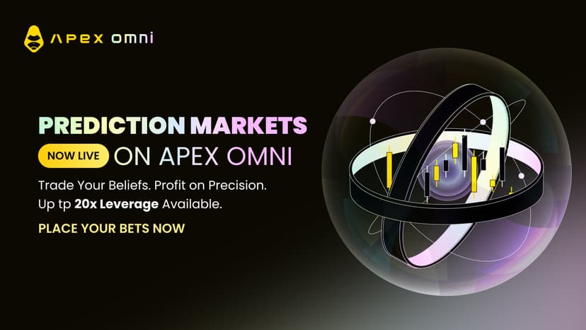 🎯 未来に賭けろ──ApeX Omniに、予測市場が登場!