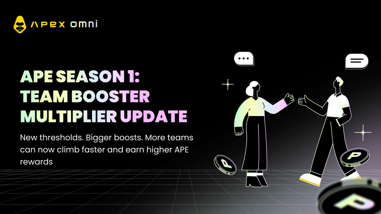 Ape Season 1: Team Booster Multiplier Update