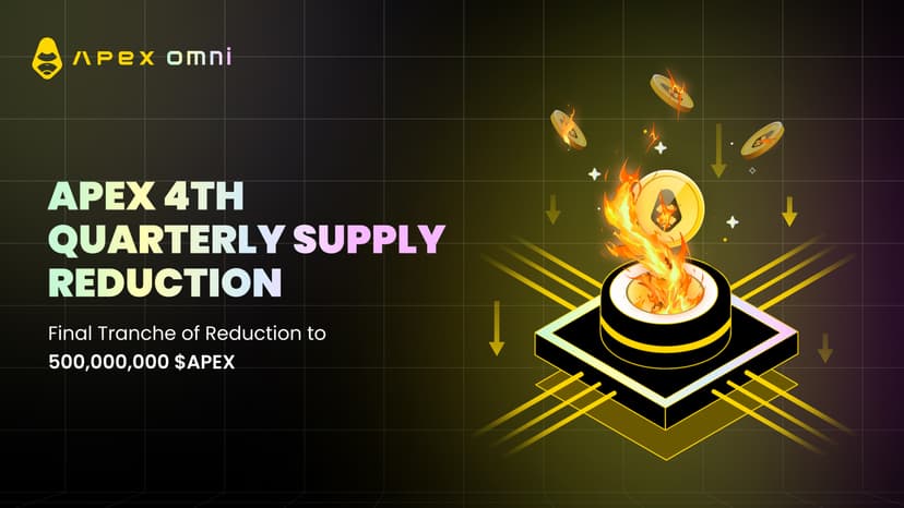 Final Quarterly $APEX Burn