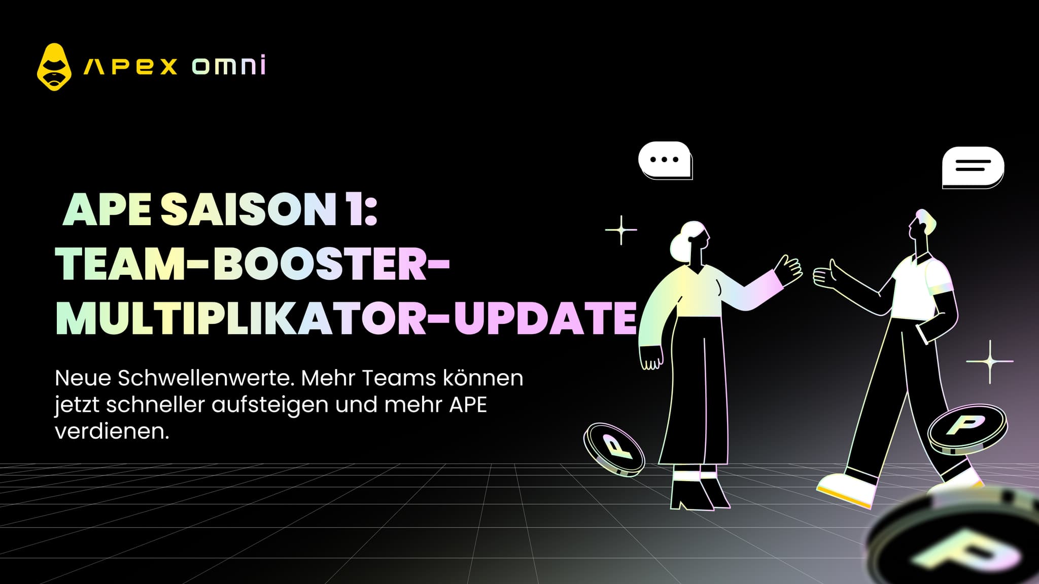 Ape Season 1: Update des Team Booster-Multiplikators