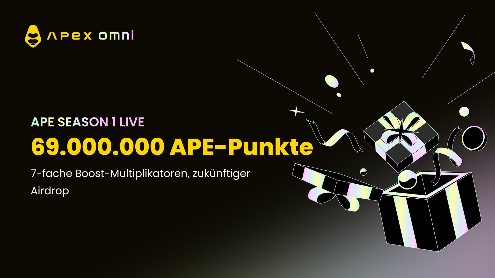 Ape Saison 1: Sammeln Sie 69.000.000 Ape Points in 3 Monaten!