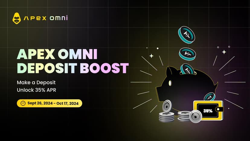 ApeX Omni Deposit Boost — Enjoy 35% APR on Your Deposits