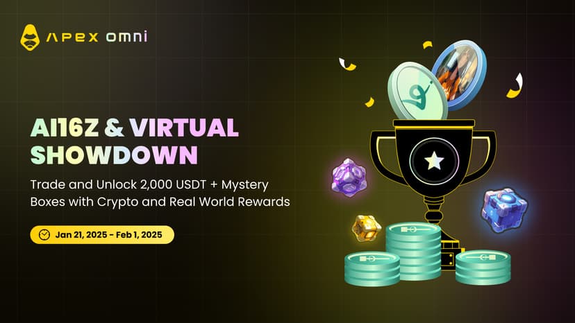 AI16Z and Virtual Showdown: Trade to Unlock USDT Rewards and Rare Mystery Boxes!