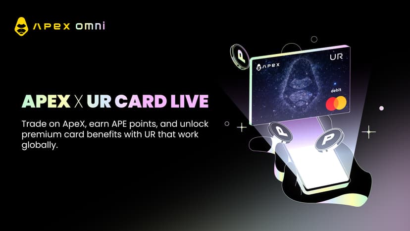Introducing the ApeX × UR Card: Turn Ape Points Into Real-World Utility