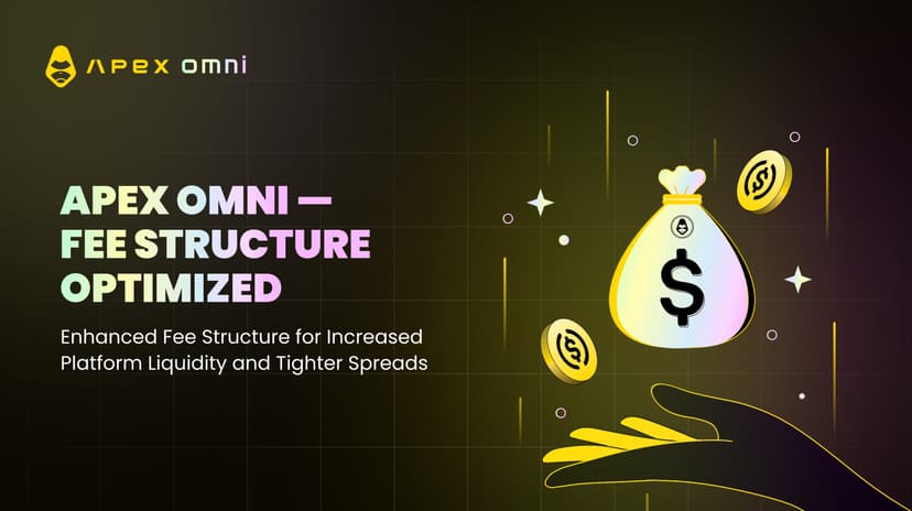 Enhancing Your Trading Experience on ApeX Omni: Fee Structure Updates