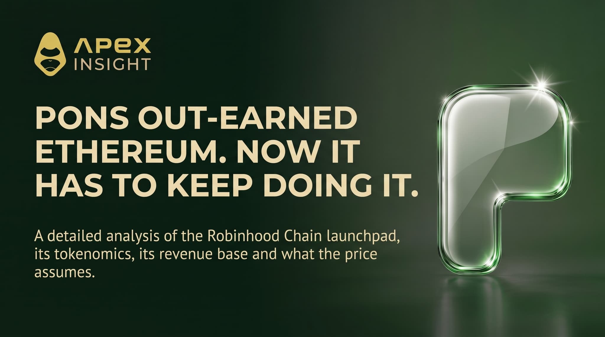 What PONS Is, How Pons Makes Money, and What the Price Already Assumes