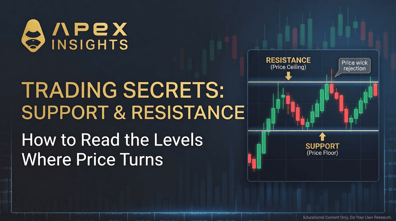 Support and Resistance: How to Read the Levels Where Price Turns