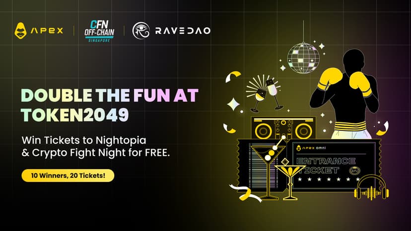 Score FREE Tickets to BOTH TOKEN2049 Nightopia & Crypto Fight Night — 10 Winners, 2 Events!