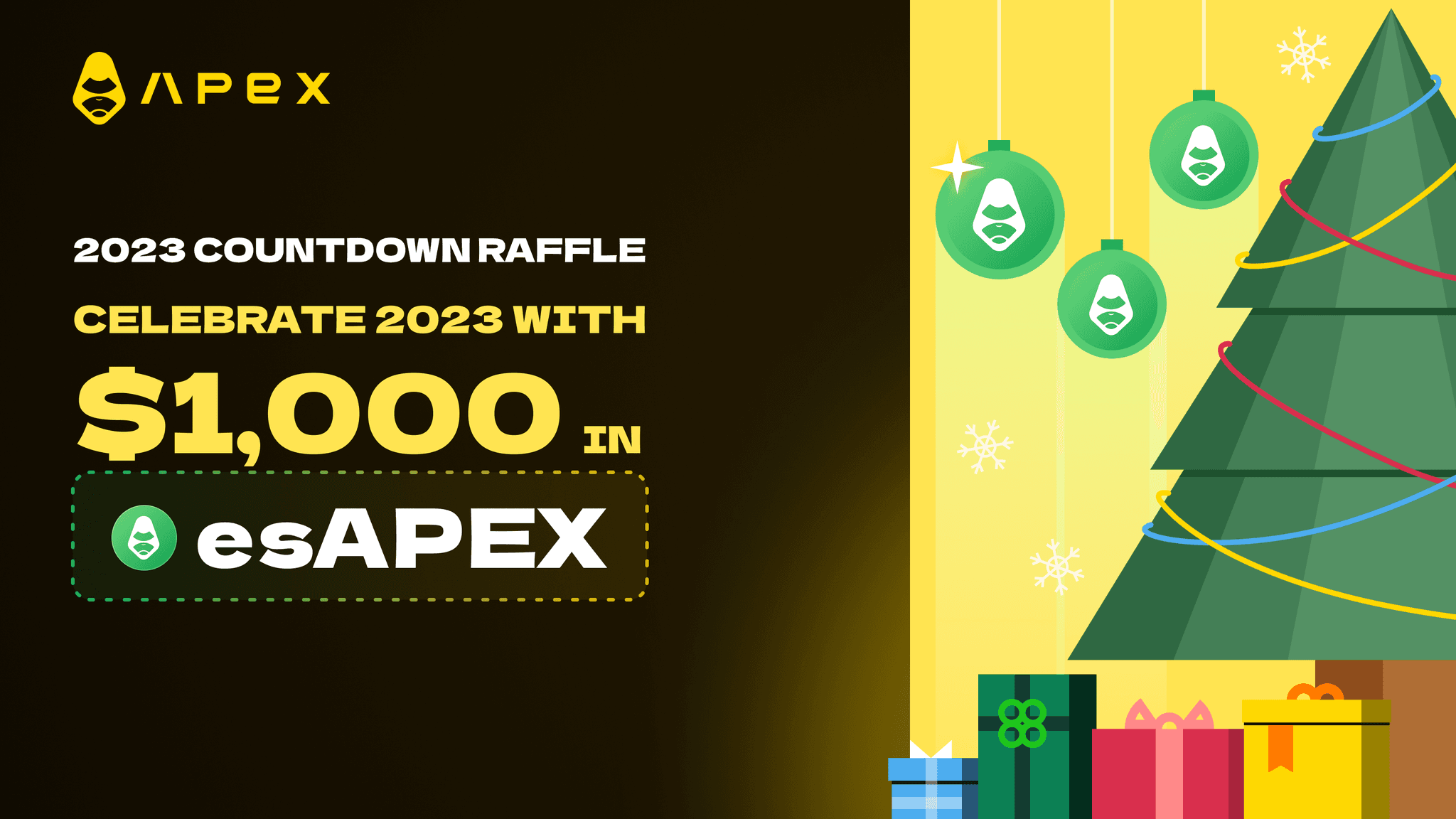2023 Countdown Raffle: New Year, New Rewards With $1,000 in $esAPEX