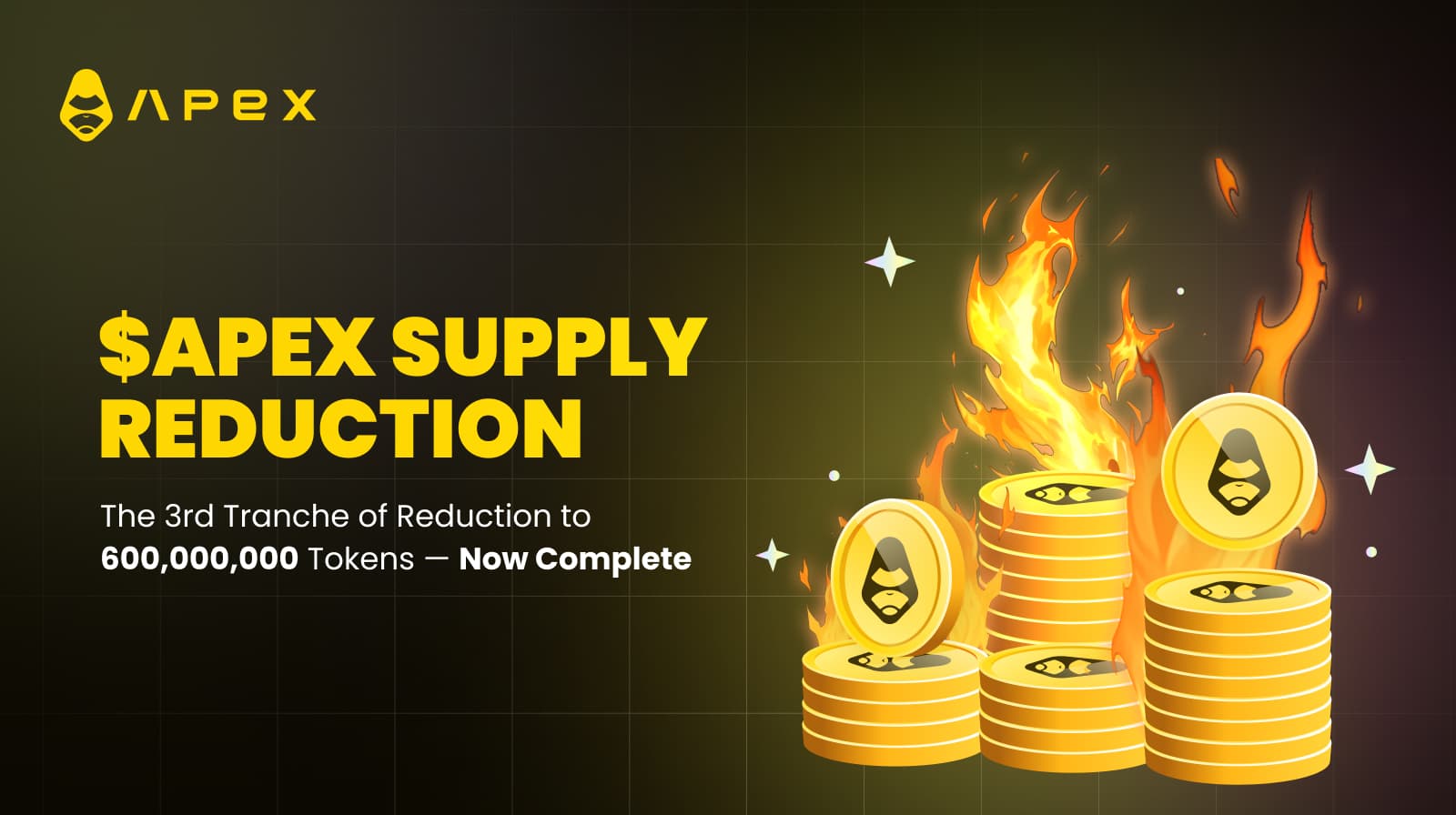$APEX Supply Reduction: Token Burn Tranche 3 Complete