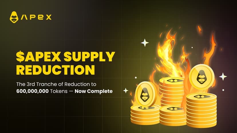$APEX Supply Reduction: Token Burn Tranche 3 Complete