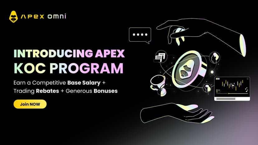 ApeX KOCプログラム:競争力のある基本報酬+取引リベート+充実したボーナスを獲得しよう
