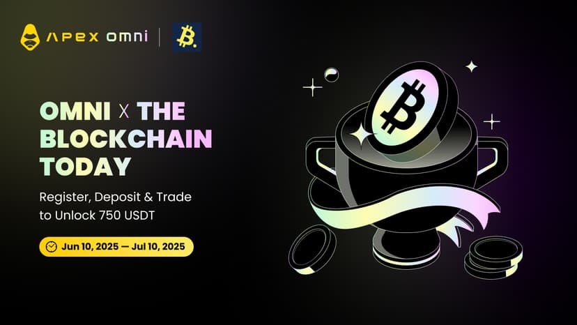ApeX x The Blockchain Today: Join and Bag Welcome Rewards