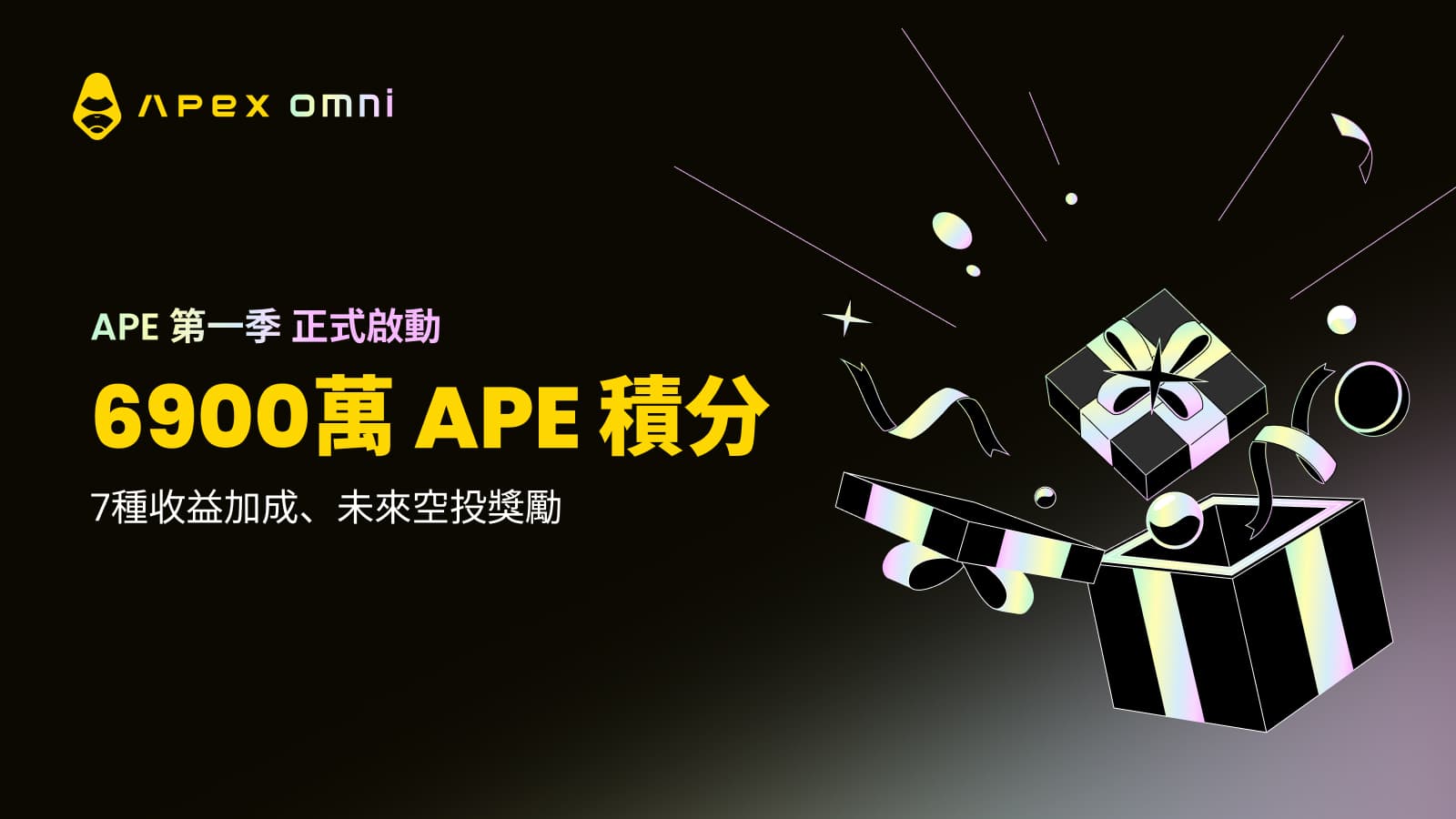 APE 第一季:69,000,000 積分獎勵!