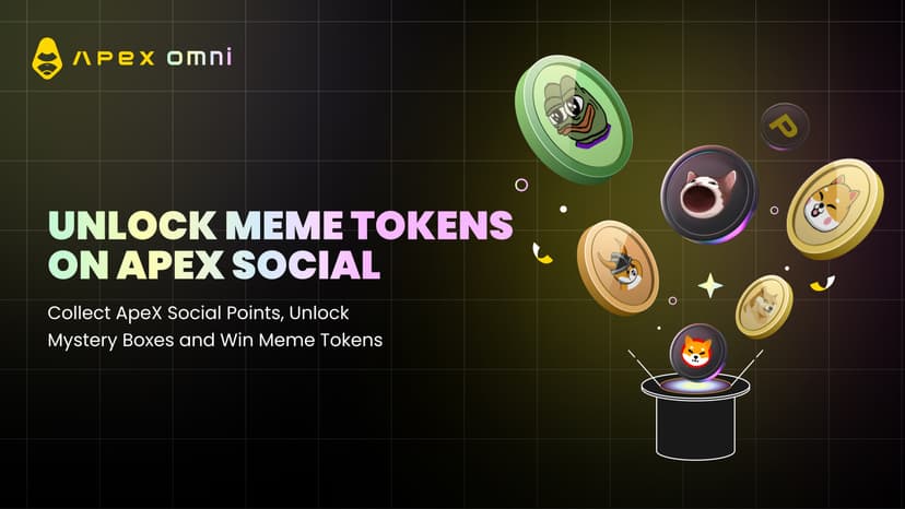 Claim Meme Token Rewards on ApeX Social: Weekly Pools of the Hottest Tokens Up for Grabs!