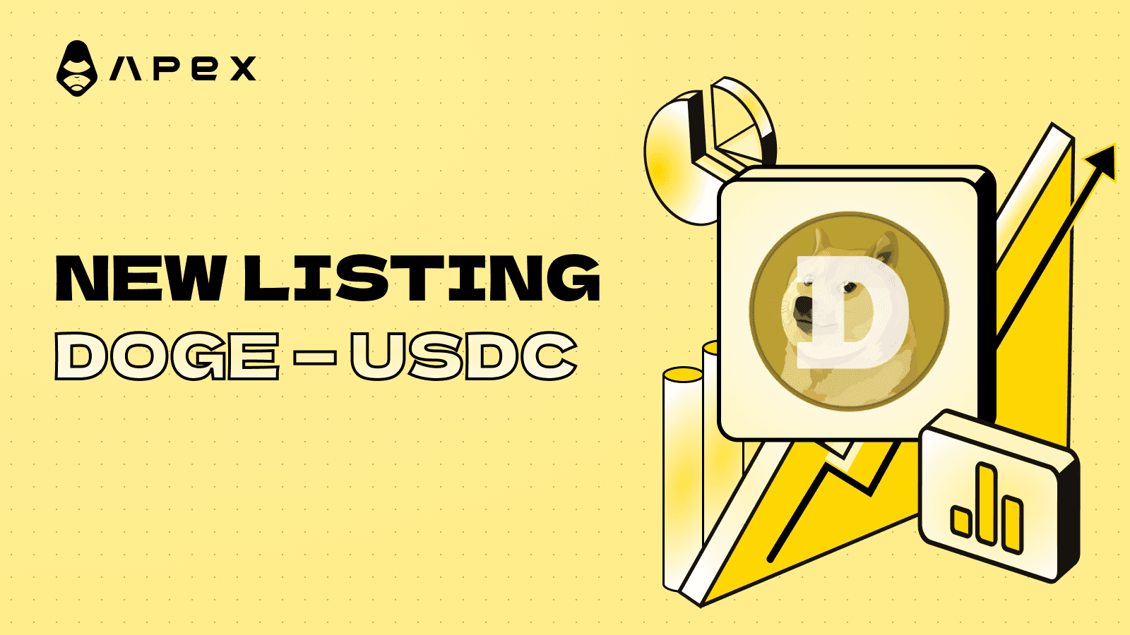 New on ApeX Pro: DOGE-USDC Contracts!