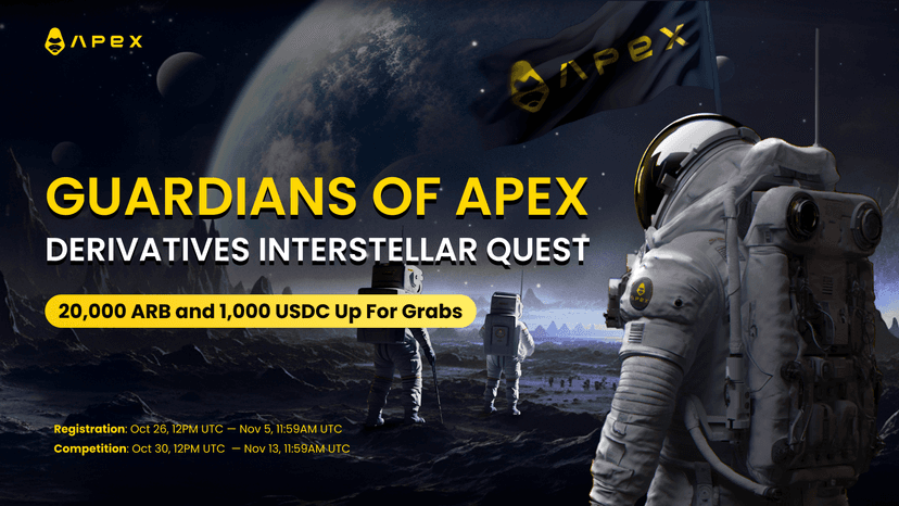 Guardians of ApeX — Derivatives Interstellar Quest With Up to 20K ARB Rewards!