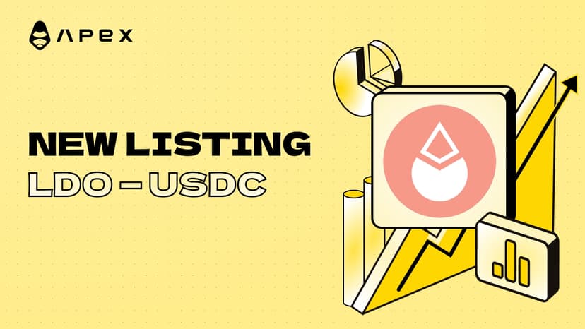 New on ApeX Pro: LDO-USDC Contracts