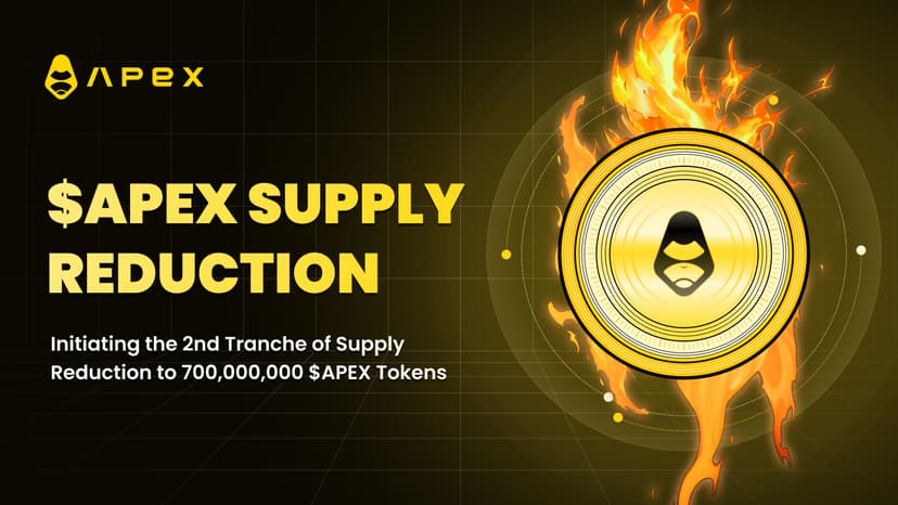 $APEX Supply Reduction: Token Burn Tranche 2 Complete