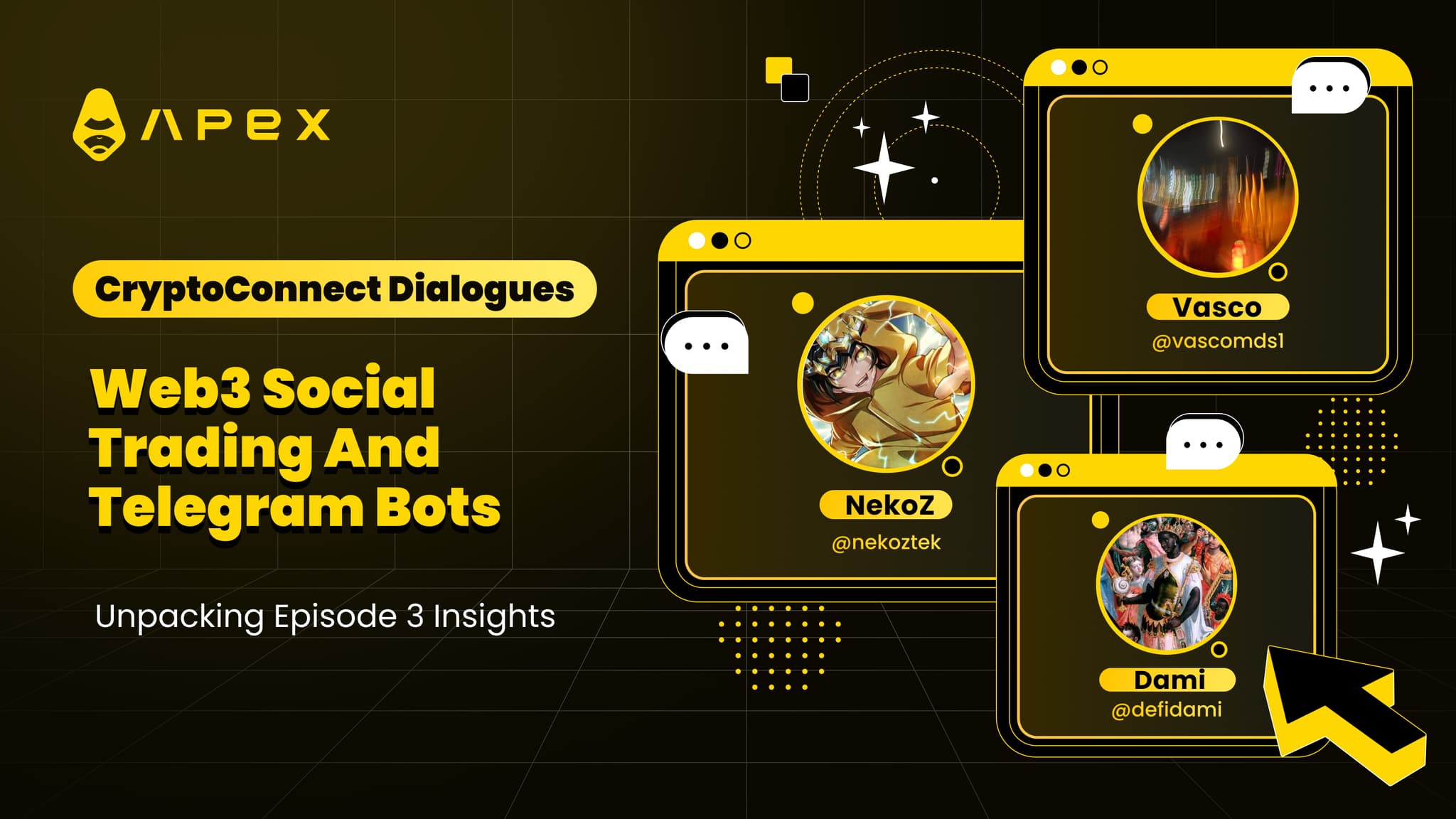 CryptoConnect Dialogues Ep. 3: 텔레그램 봇과 웹3에서의 소셜 트레이딩