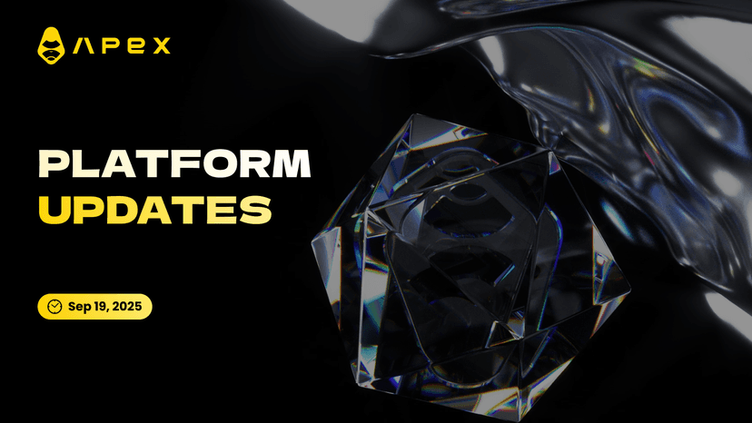 ApeX Omni Weekly Update — Week of September 15, 2025