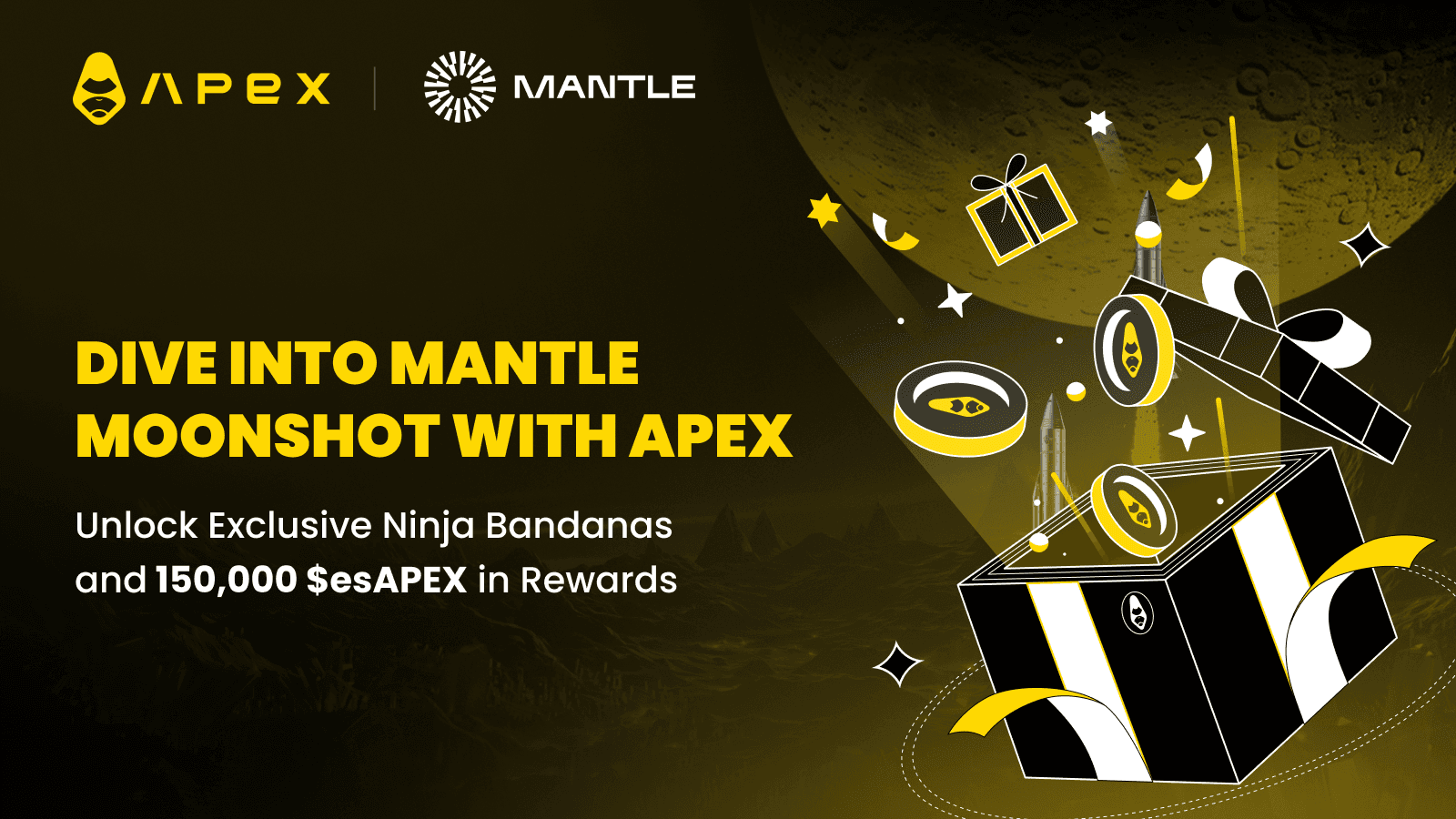 ApeX × Mantle Moonshot: 最大15万$esAPEX の獲得チャンス!