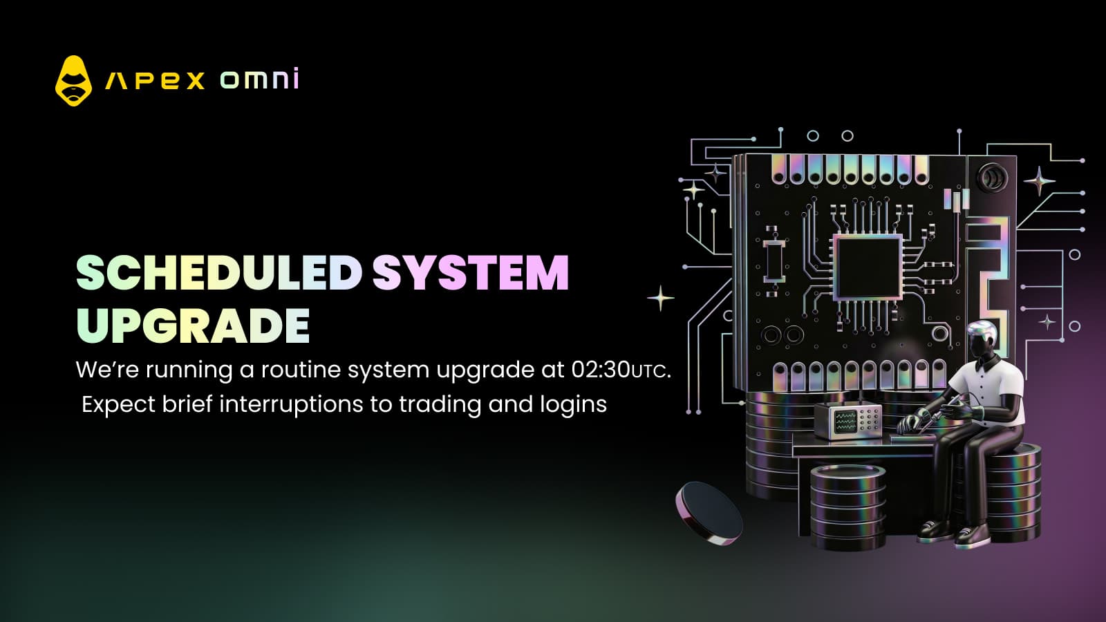 ApeX Omniは2026年4月11日にサービスアップグレードを実施いたします。